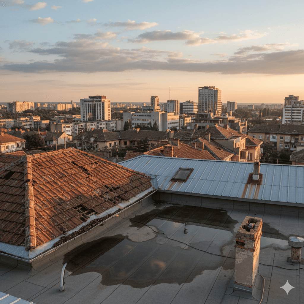 Cele mai frecvente probleme la acoperișuri și cum să le recunoști la timp – București și Ilfov 5 Greslei la acoperisuri